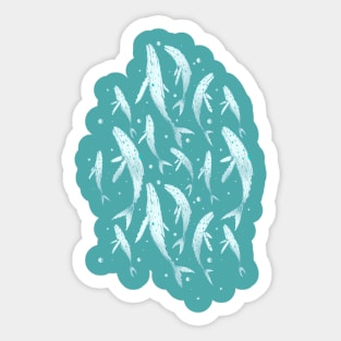 Dimond Whales Sticker